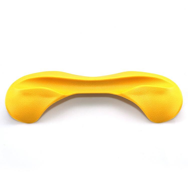 Almohadilla de hombro para barra de pesas, Protector de soporte de TPE para levantamiento de pesas, para cuello, gimnasio, Mancuernas: YELLOW