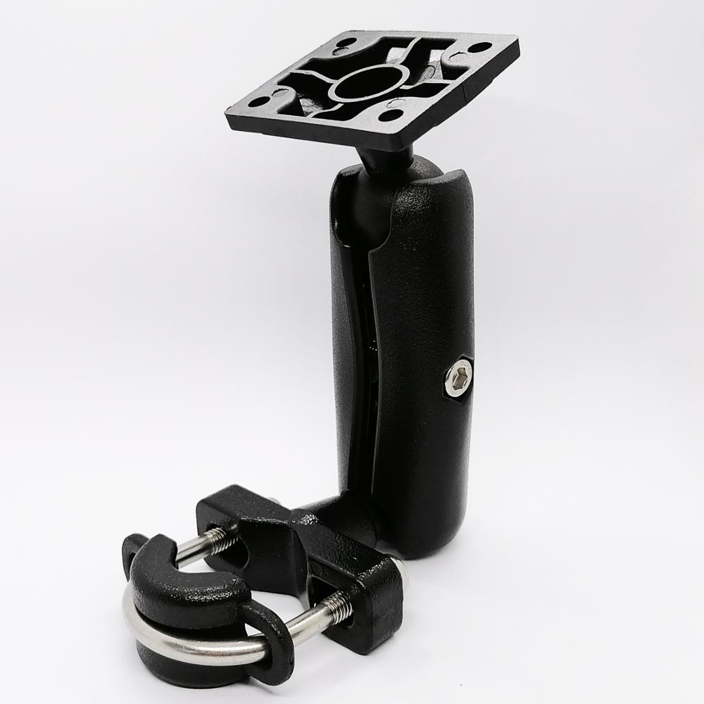 Handlebar Mount with Industrial Standard AMPs Hole Pattern 95MM Double Socket Arm