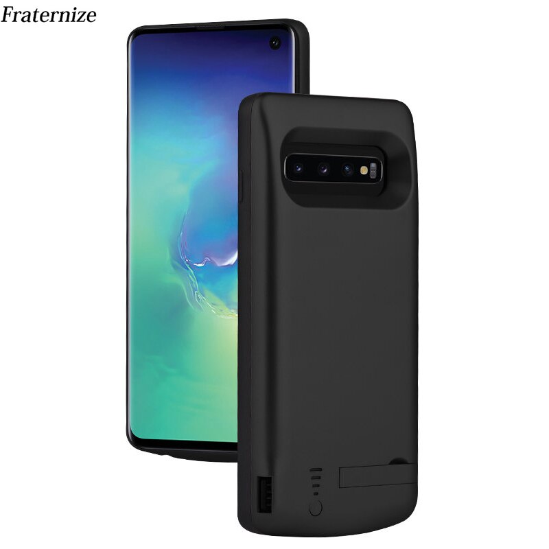 Schokbestendig battery charger case Voor Samsung Galaxy S10 Plus S10e Batterij power pack Backup USB Opladen power bank batterij gevallen