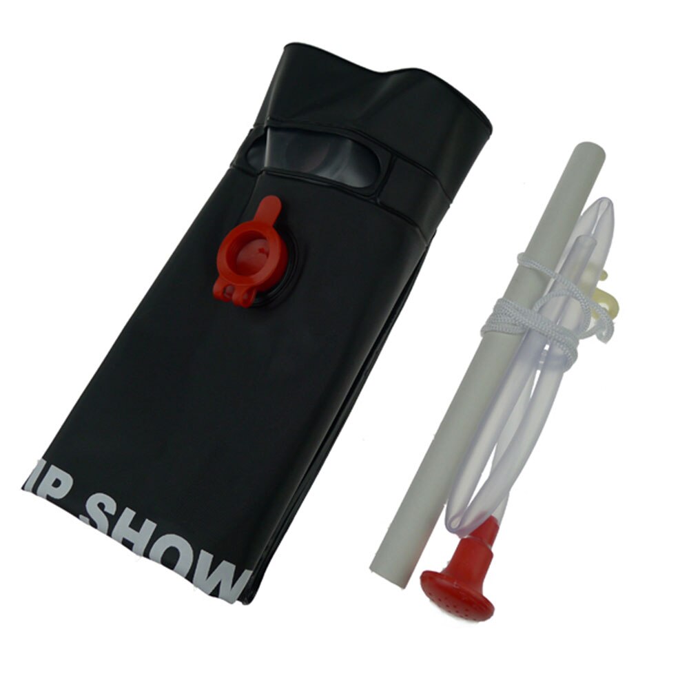 Bolsa de ducha Solar portátil para exteriores, 5 galones/20L, con manguera extraíble y cabeza conmutable de encendido para Camping, playa, natación, Outdoo