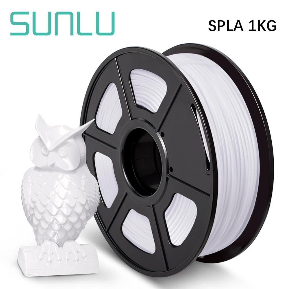 Sla-imprimante 3D, Filament, bobine de 1.75mm, 1KG, même Filament PLA, tolérance +/-0.02, longueur 330m pour impression 3D FDM, nouveaux arrivages: SPLA-White