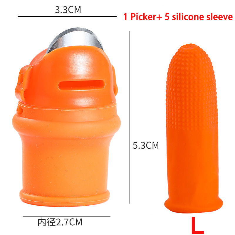 Farm Vegetable Fruit Picker Pickle Pepper Pickle Tip Picker Iron Nail Pick Grape Picker For Garden Tool And Vegetable Patch: L