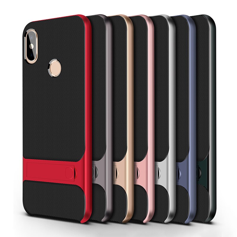 Coque de protection complète pour Xiaomi, compatible modèles Redmi Note 5 Pro, Note 5 Pro, Version globale, avec béquille arrière
