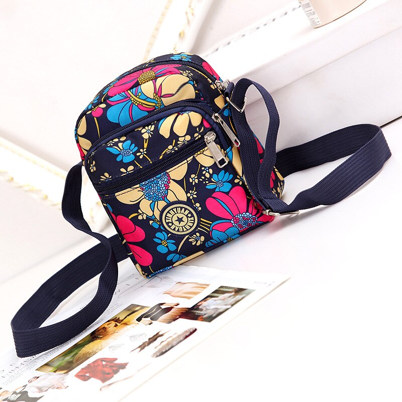 Women's Canvas Single Shoulder Bag Women's Bag Nylon Leisure Cross Small Bag Manufacturer Korean Multi-layer: COLOR11