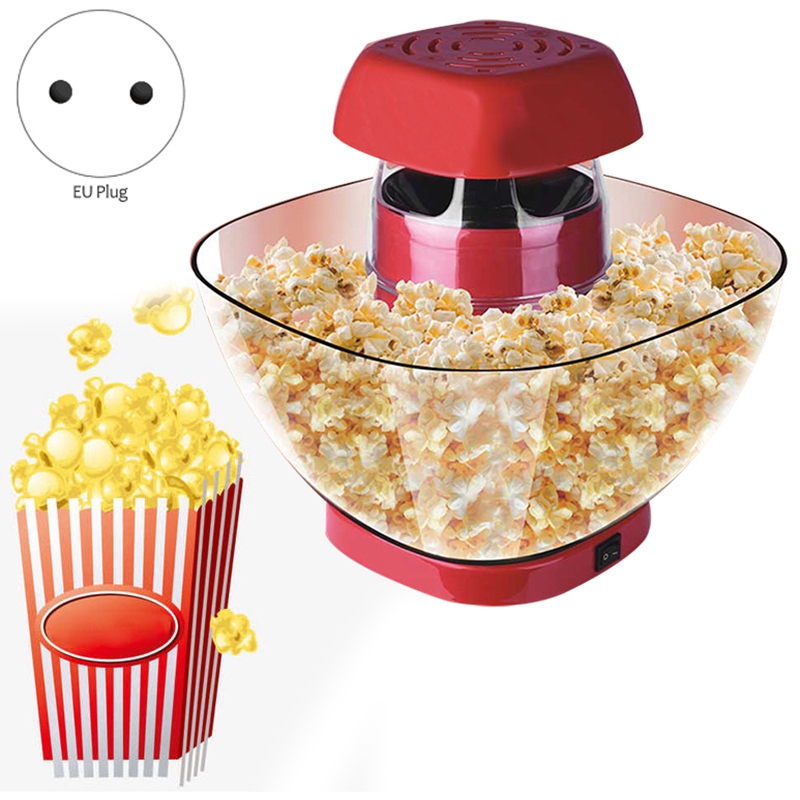 Popcorn Maker Mini per Uso Domestico Automatico Macchina per I Popcorn Fai da Te di Mais Macchina per Popcorn Utensili da Cucina Spina di Ue