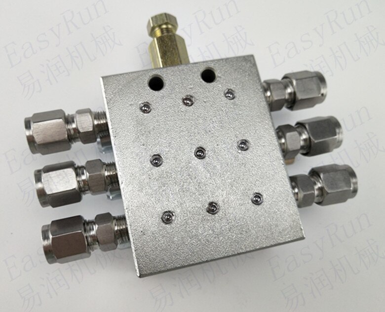 Distribuidor de grasa JPQ distribuidor de lubricación de Metal fabricante de China