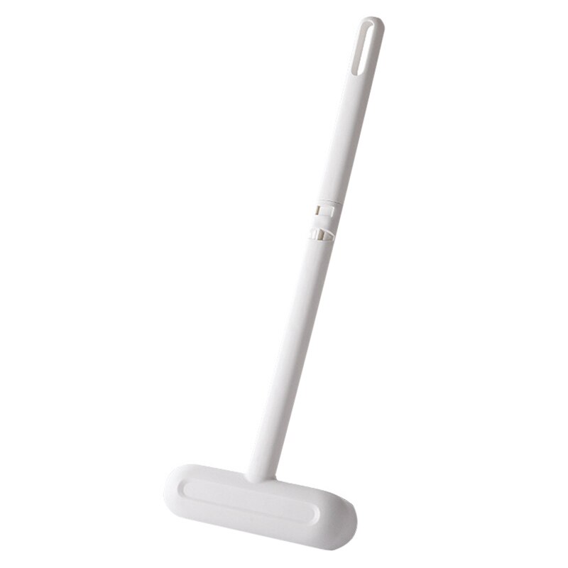 Handvat Borstel Glazenwasser Glas Zuigmond Telescopische Staaf Roterende Kop Met Schoonmaakdoekje Rubber Wisser: WHITE