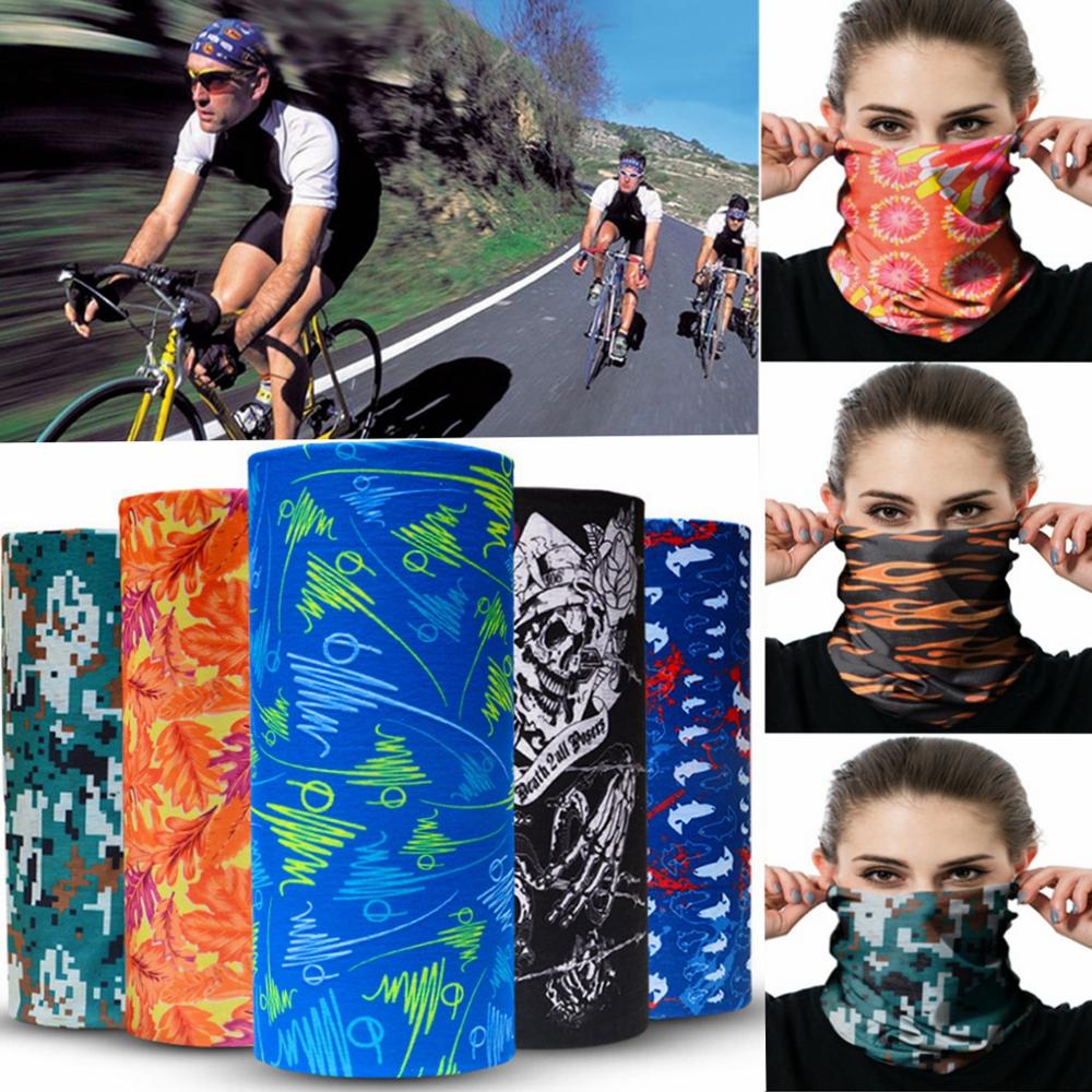 Unisex Tulband Magische Sjaal Outdoor Sport Fiets Riding Hoofdband Hoofddeksels Bike Cycling Bivakmuts Hals Cover Bandana Gezichtsmasker