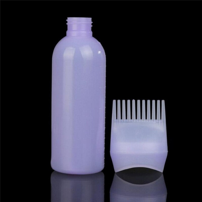 Bouteille de teinture pour cheveux vide avec applicateur brosse de distribution Salon de coloration des cheveux bouteilles de teinture outil de coiffure 120ML