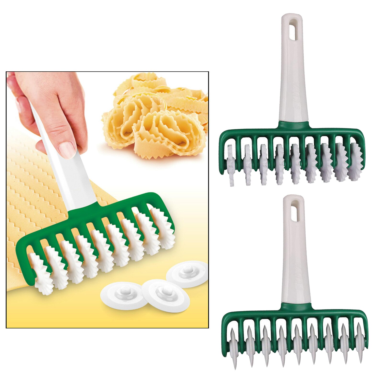 2 Types Wheel Roller Pastry Mould Baking Pastry Tools Cookie Cutters Pie Pastry