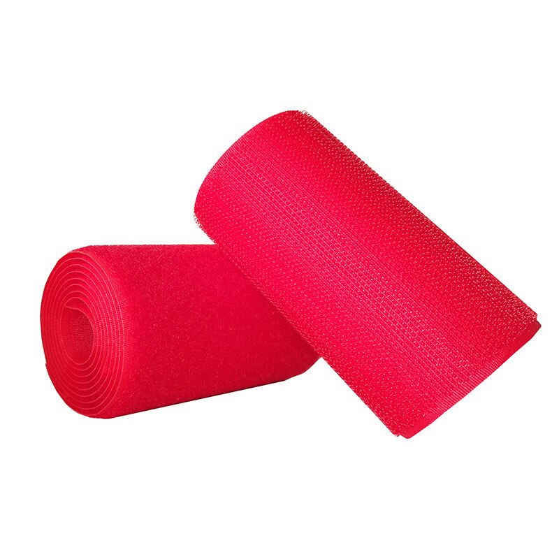 10CM Width Velcros No Adhesive Fastener Tape Hook And Loop Sewing Magic Tape Sticker Velcroing Strap Couture Strip Clothing Red