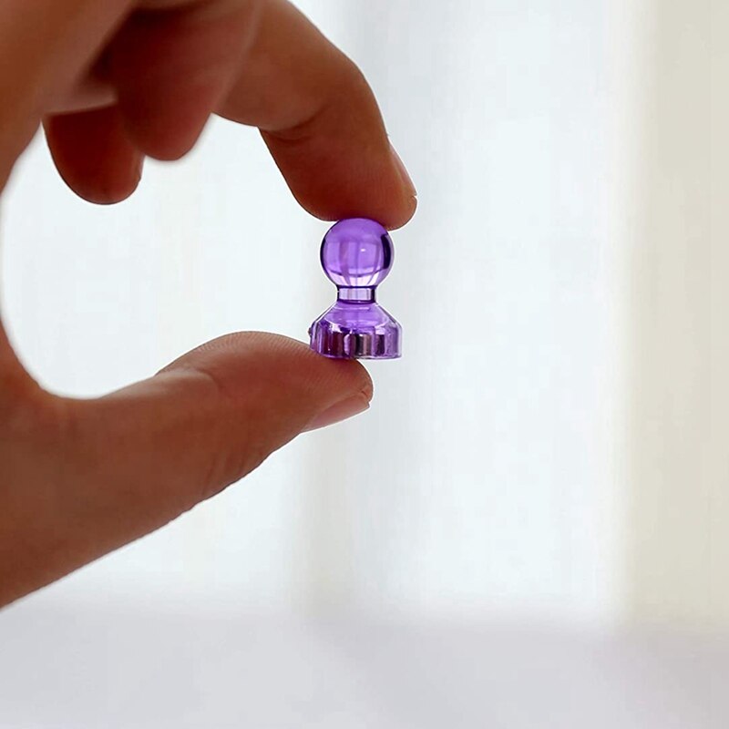 Push Pin Magneten, Pack Van 63 Diverse Kleuren Sterke Magnetische Push Pins, Perfect Magneten Voor Whiteboard, koelkast, Kaart