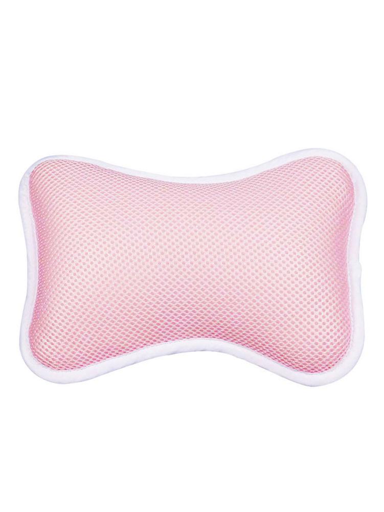 Newest Bath Pillow SPA Pillow with 2 Large Suction Cups Head Holder Nape Firmly Attaches to Bathtub #BW