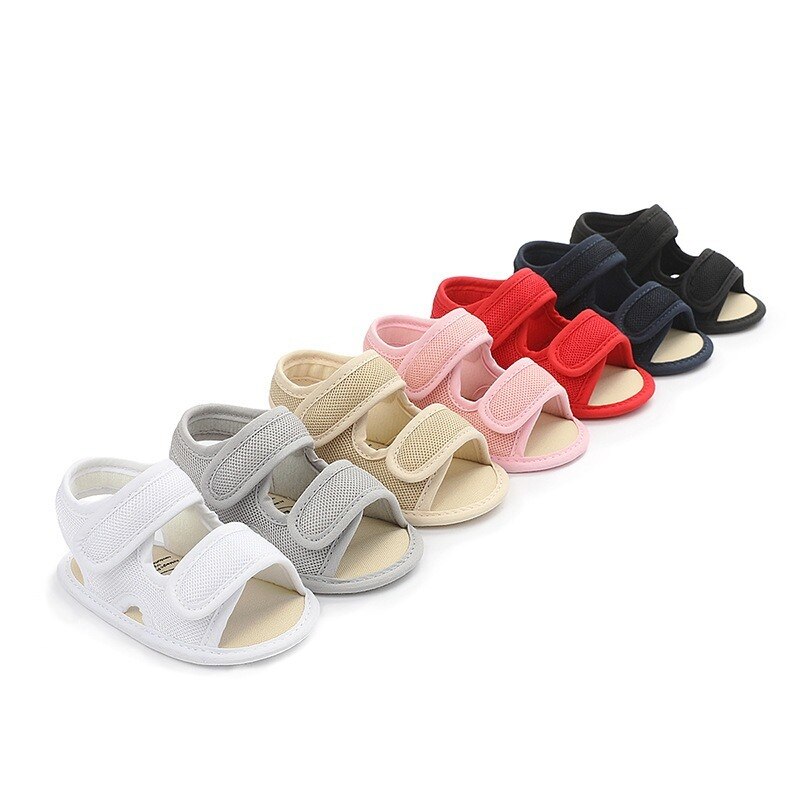 Sandales en maille respirante pour filles et garçons | Chaussures d'été pour -nés, chaussures pour nourrissons à semelle souple, premiers marcheurs, chaussure de berceau pour tout-petits