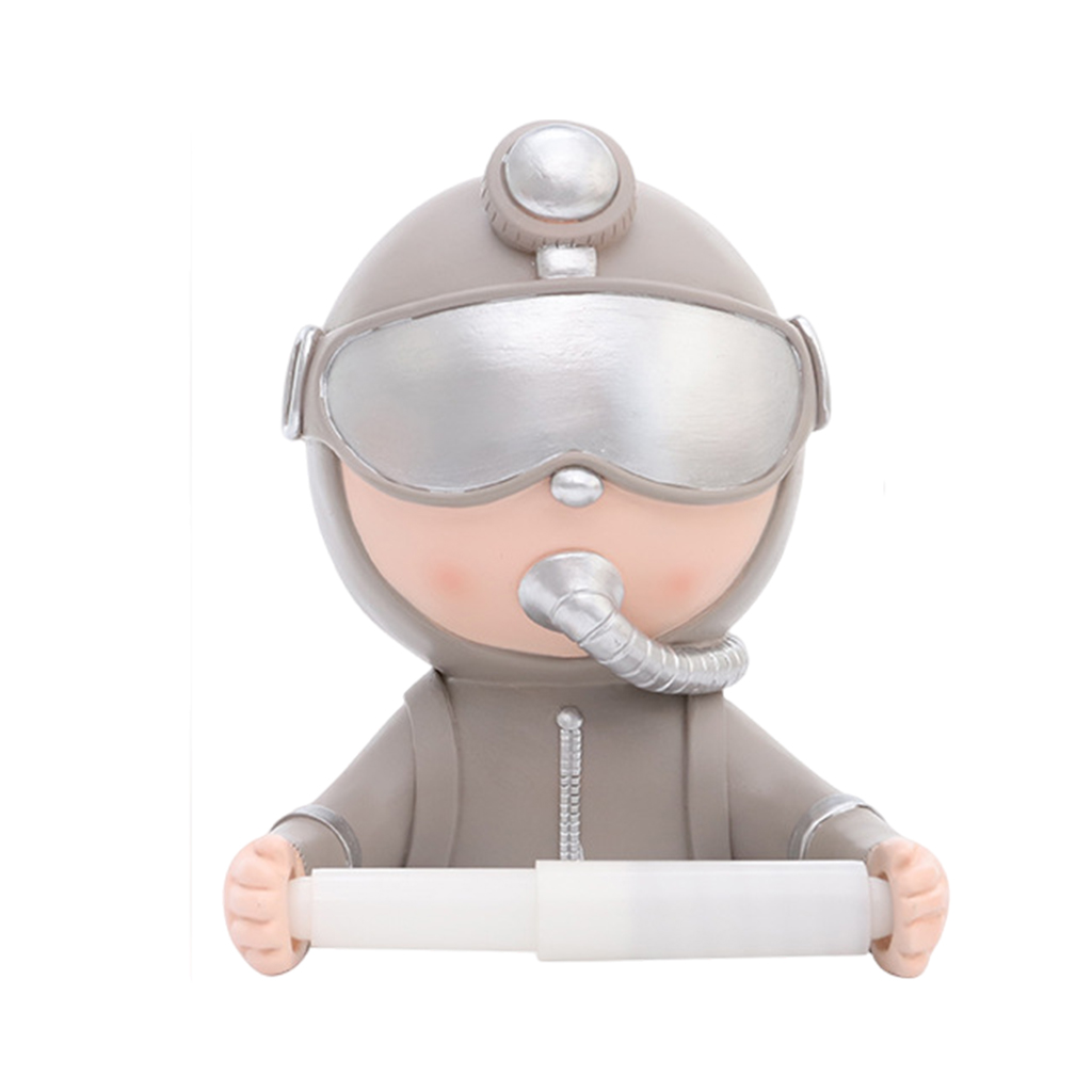 Funny Diver Shape Toilet Paper Holder Home Tissue Storage Stand Rack Hanger