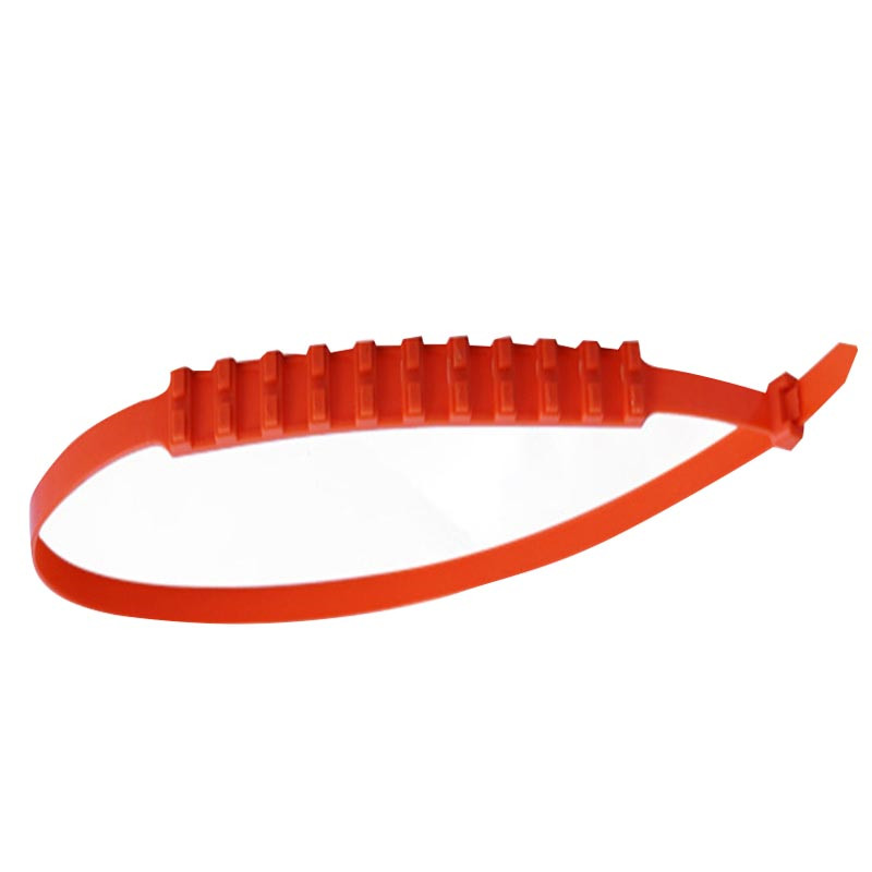 1PCS Car Tire Anti-skid Strap Vehicle Tyre Non-slip Zip Grip Strip for Snow Ice Mud Prevention Car Tyre Attachment: Default Title