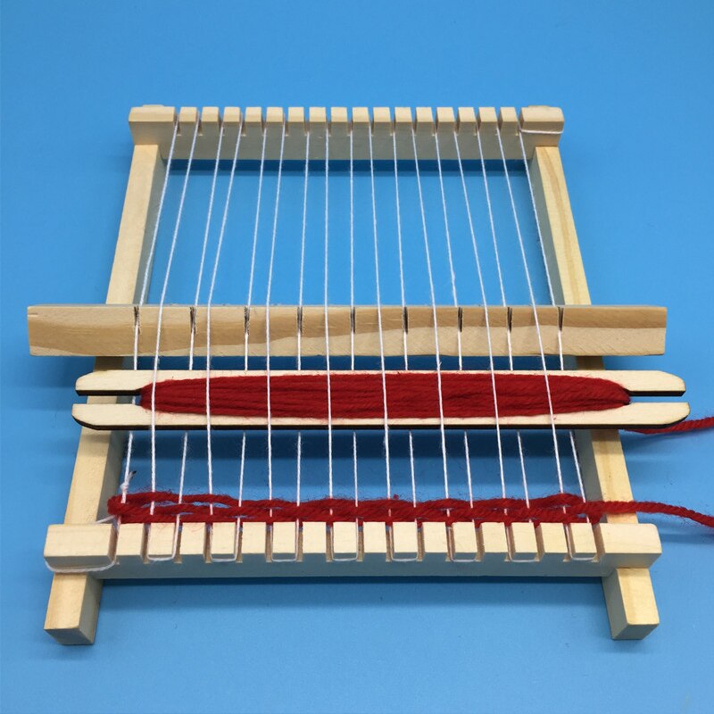 Houten weefgaren, knutselgaren, handwerksjaal, handbreimachine, weefgetouw, naaigereedschap, educatief speelgoed voor kinderen