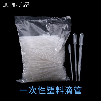 100 pièces/paquet 10 paquets en plastique pasteur pipette transfert pipette compte-gouttes polyéthylène 0.2ml/0.5ml/1ml/2ml/3ml