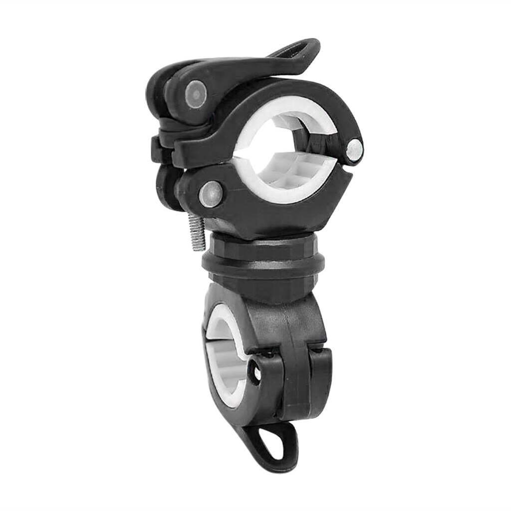 360 grad Fahrrad LED Taschenlampe Halterung Halfter Lampe Stehen Fahrrad Taschenlampe Clip Klemme unterstützung Handy, Mobiltelefon fahrrad lenker # j4: A