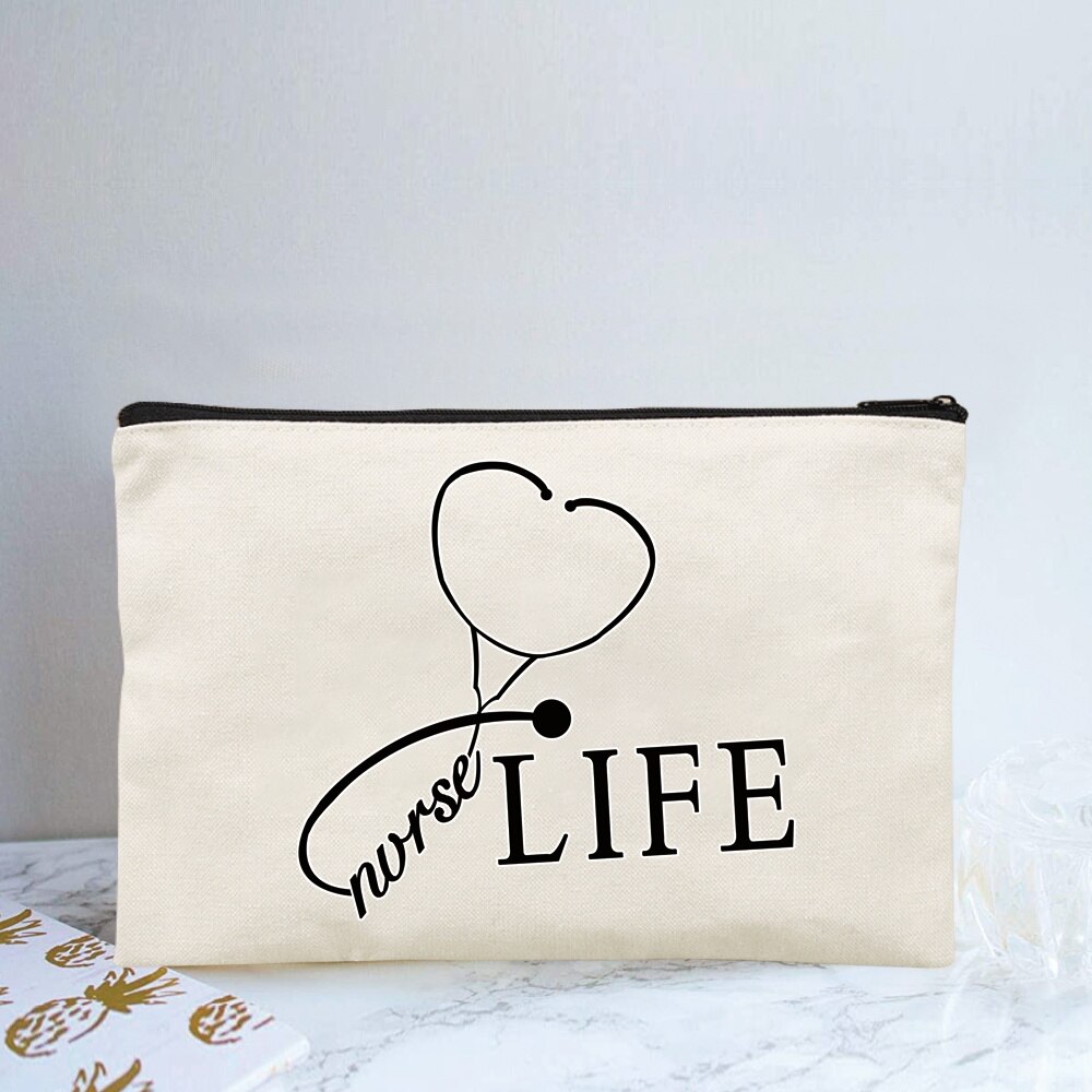 Torby kosmetyczne kobieta kosmetyczka plaża pielęgniarka serii organizator podróży Case makijaż Bagi Party Bagd prezent ślubny Lady makijaż przypadki: Nurse 007