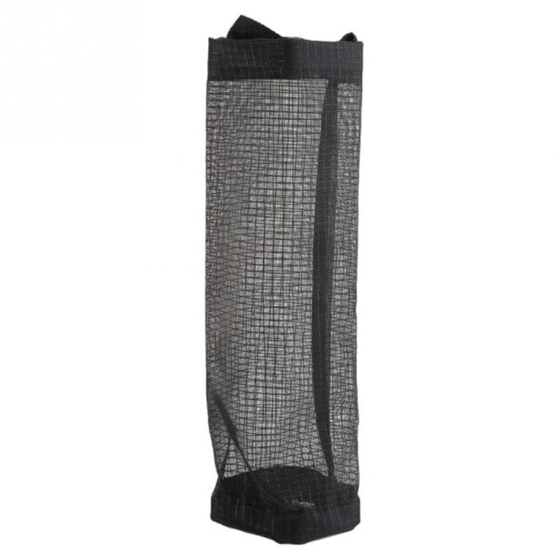 Sac plastique accrochable de rangement | Sac accrochable de cuisine 40*12CM sac en maille pour légumes, pommes de terre, fruits, distributeur sac de rangement de cuisine, conteneur organisateur: Black