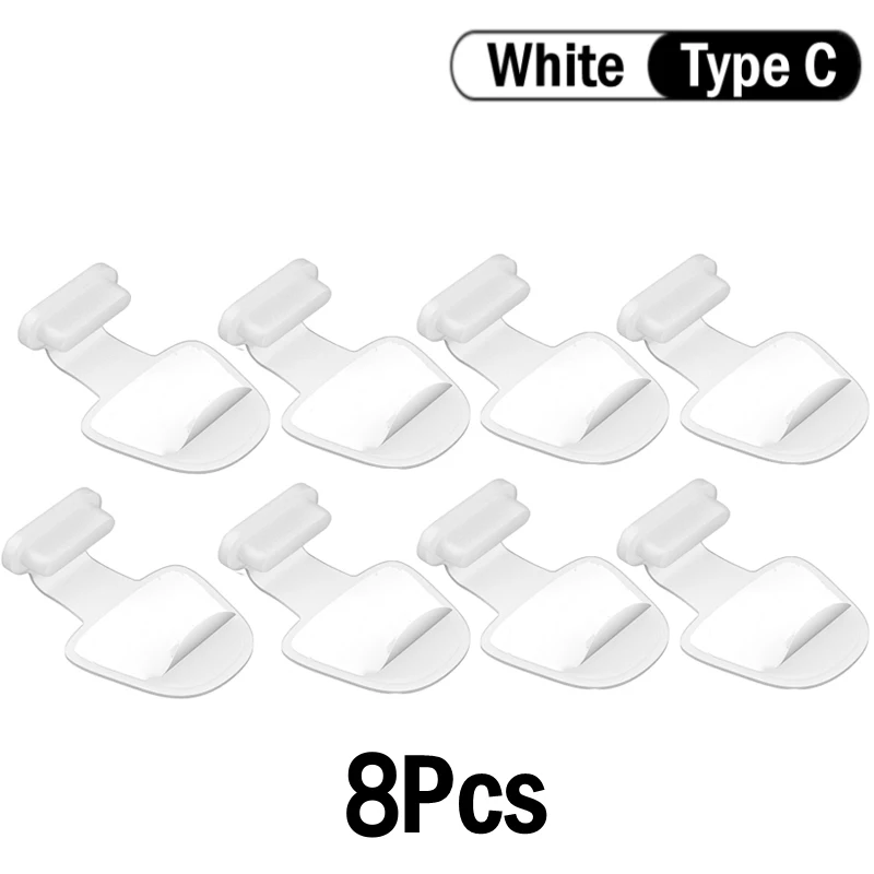 Port de charge anti-poussière D343, prise pour Apple iPhone 14, 13, Samsung S22, S21 Ultra, protecteur de port USB Type-C, bouchons anti-poussière en silicone, couvercle: WHITE