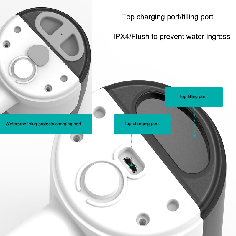 Automatische Zeepdispenser 450Ml Perfectless Schuimende Zeepdispenser Handsfree Usb Opladen Elektrische Zeepdispenser