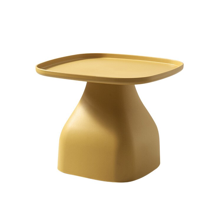 Nordic Square Coffee Table Simple Net Red Personality Bedroom Tea Table Living Room Side Table Outdoor Balcony Table: ginger