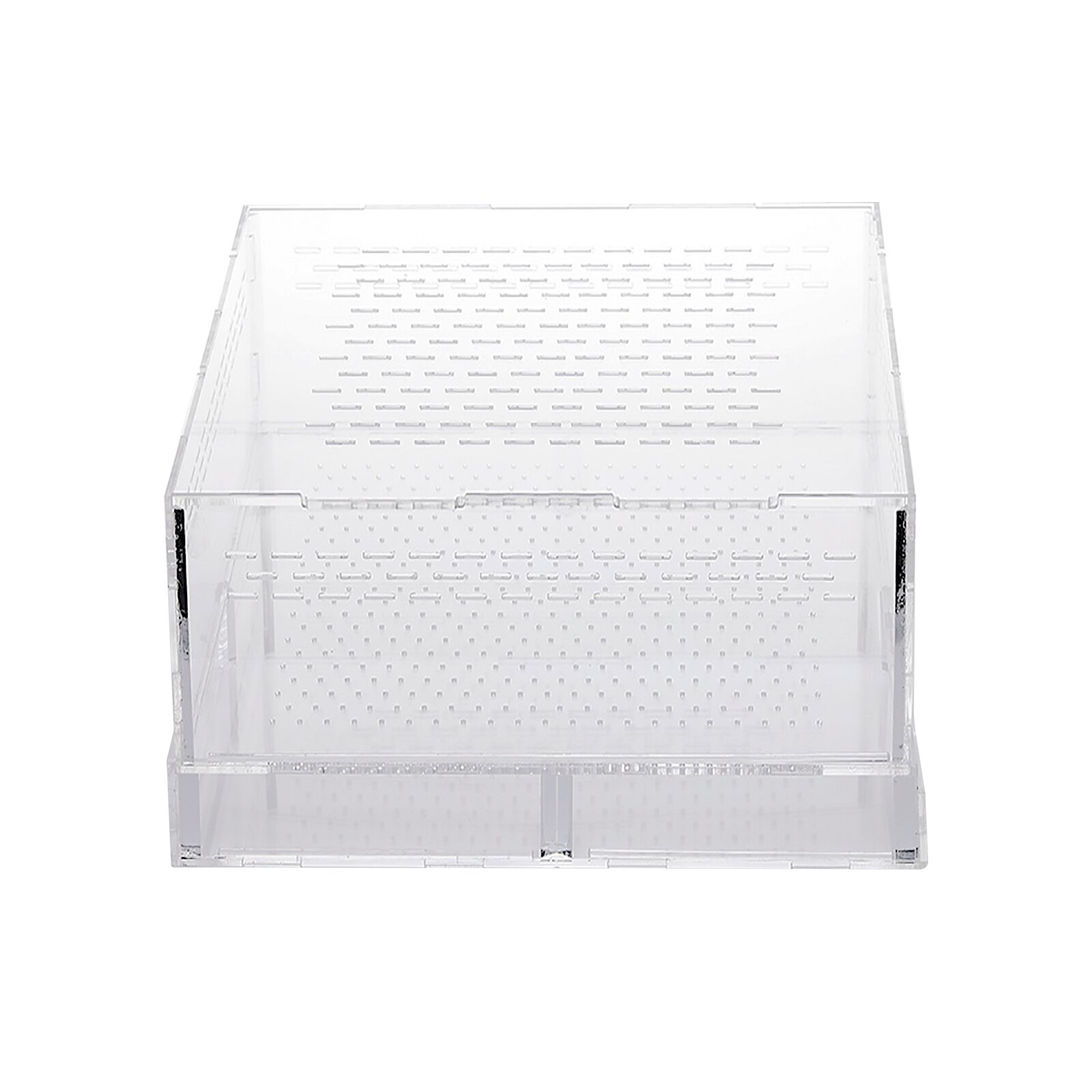 Spider Rearing Box Reptile Feeding Box Pet Climbing Terrarium Transparent Terrarium Translucent 4 Sizes Acrylic Feeding Box: Light Green