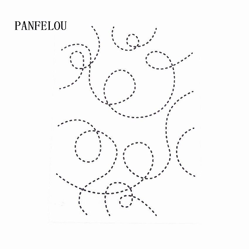 plastic clock template line craft card making paper card album wedding decoration clip Embossing folders