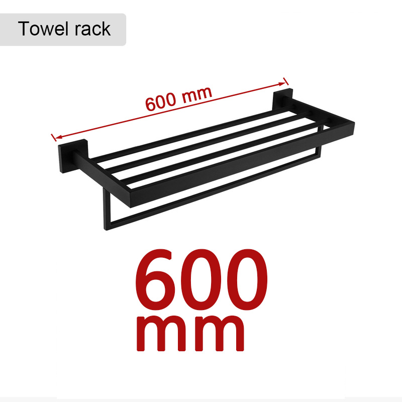 Matte Black Bathroom Hardware 304 Stainless Steel Towel Rack Toilet Paper Holder Liquid Soap Holder Towel Bar Toilet Accessories: Orange