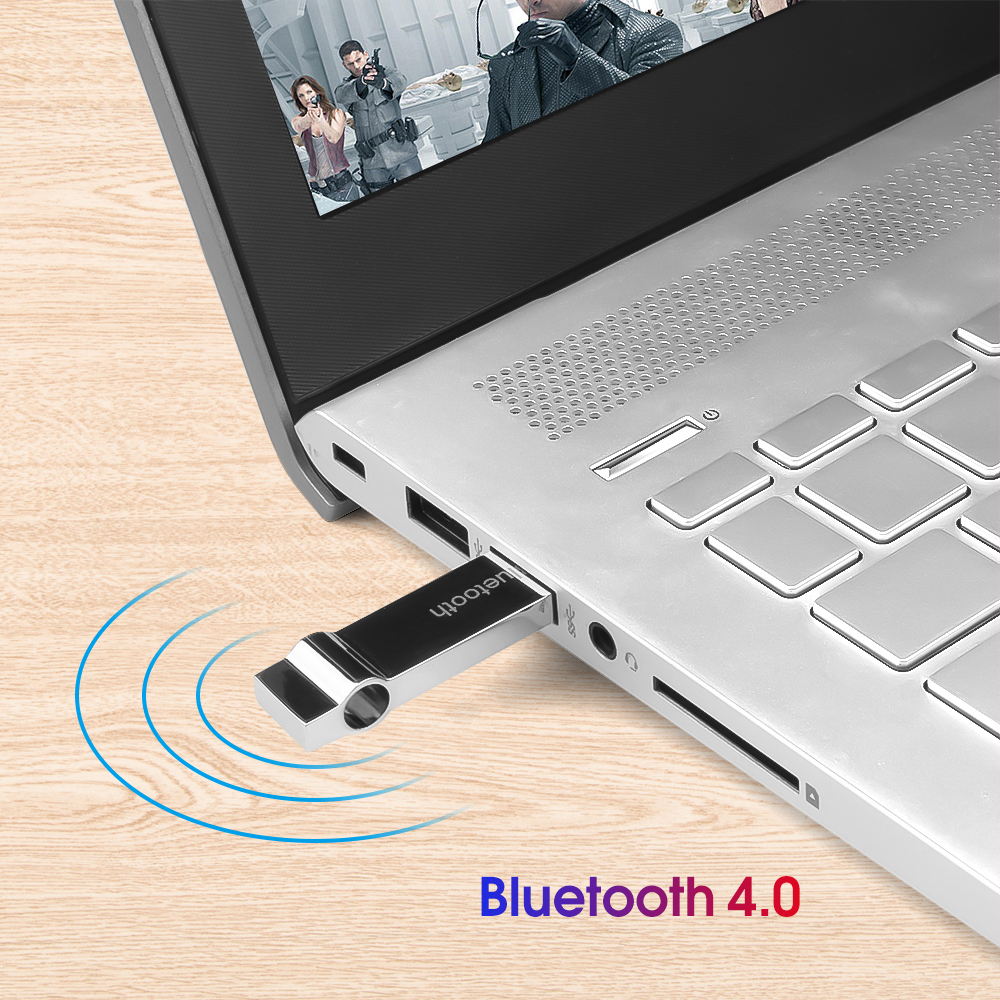 kebidumei Bluetooth Adapter USB Dongle for Speaker Wireless USB Bluetooth 4.0 Music Receiver Bluetooth Adapter