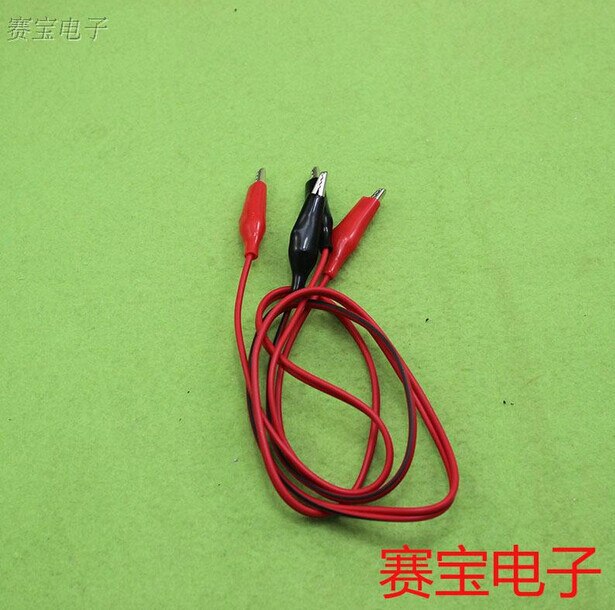 1 stk dobbelt-ende prøveledninger krokodille roach clip jumper wire