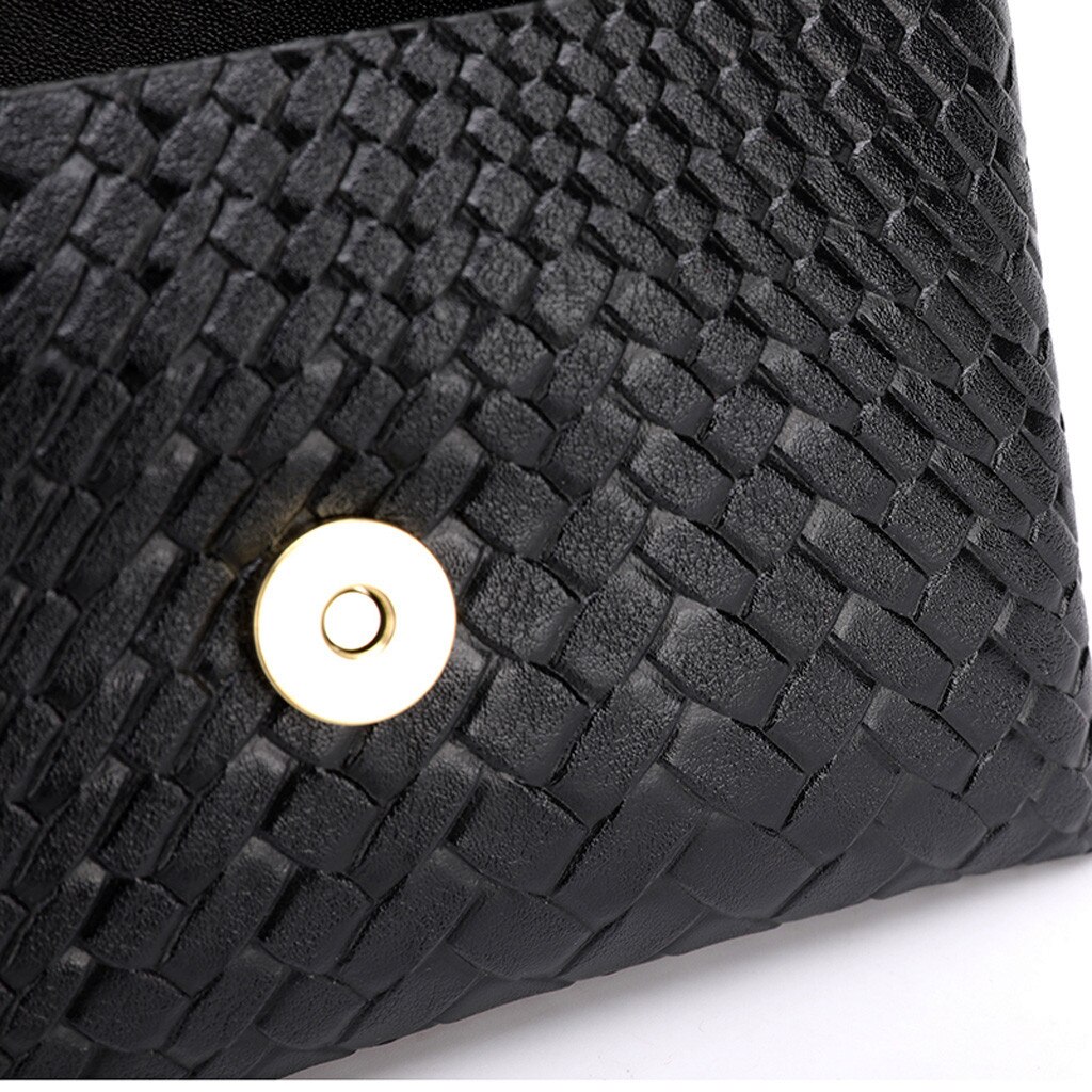 Moda sacos de cintura para mulheres ao ar livre tecelagem hasp cor sólida sacos de couro rebite saco de peito moda à prova dwaterproof água saco da cintura