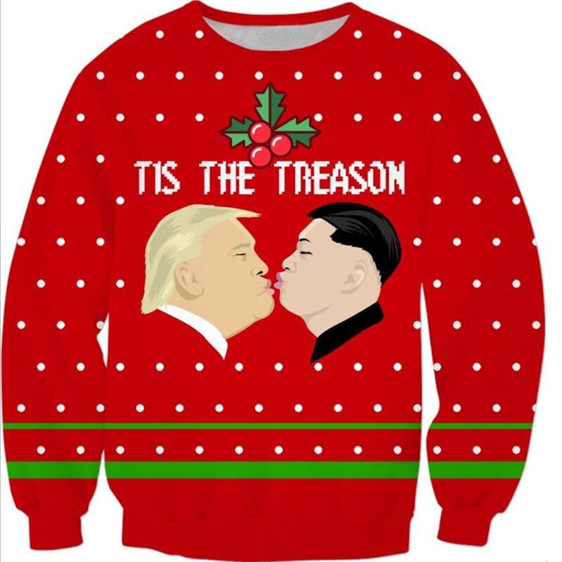 Hombres Mujeres Cosplay feo Navidad suéteres Navidad sudadera 3D divertido impreso vacaciones Navidad ropa suéter suéteres