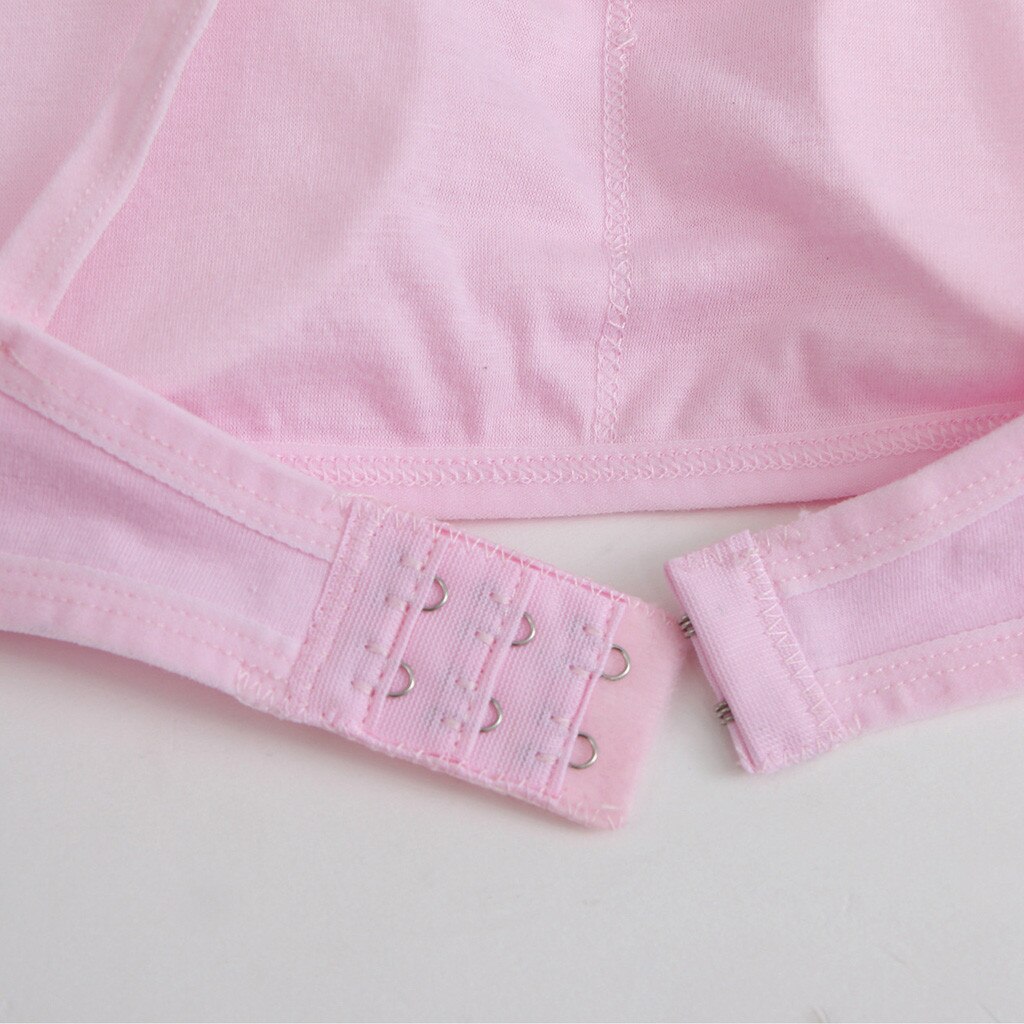 Meisjes Ondergoed Zachte Snoep Kleur Beha Voor Kids Tiener Training Kleine Brief Print Vest Ondergoed Puberteit Kleding # P30