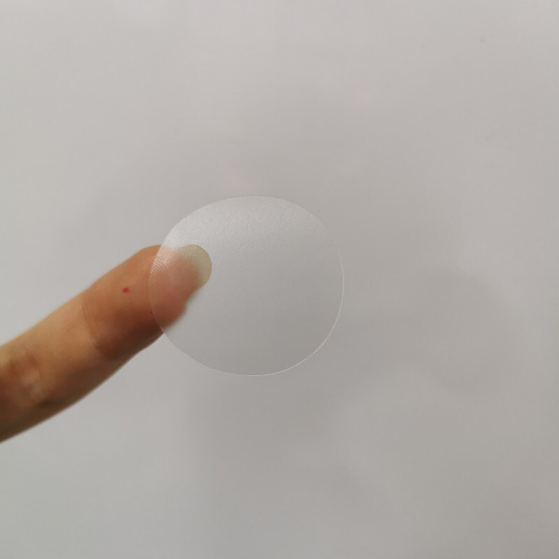1600 round frosted translucent labels PET scrapbook label sealing sticker DIY self-adhesive sticker diameter 1cm/1.5cm/2.5c