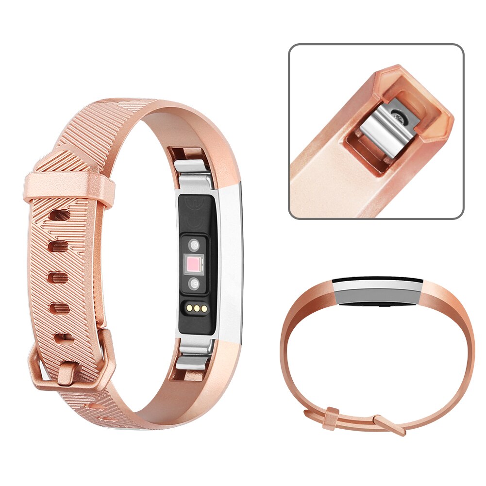 Correa ajustable de silicona suave de para Fitbit Alta HR, pulsera deportiva, Fibit Alta HR