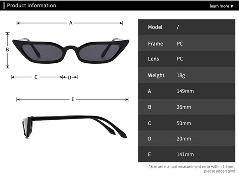 Gafas de sol con montura pequeña para hombre y mujer, lentes de sol con montura pequeña, estilo ojo de gato, Océano transparente, a la , accesorios para coche, gama alta