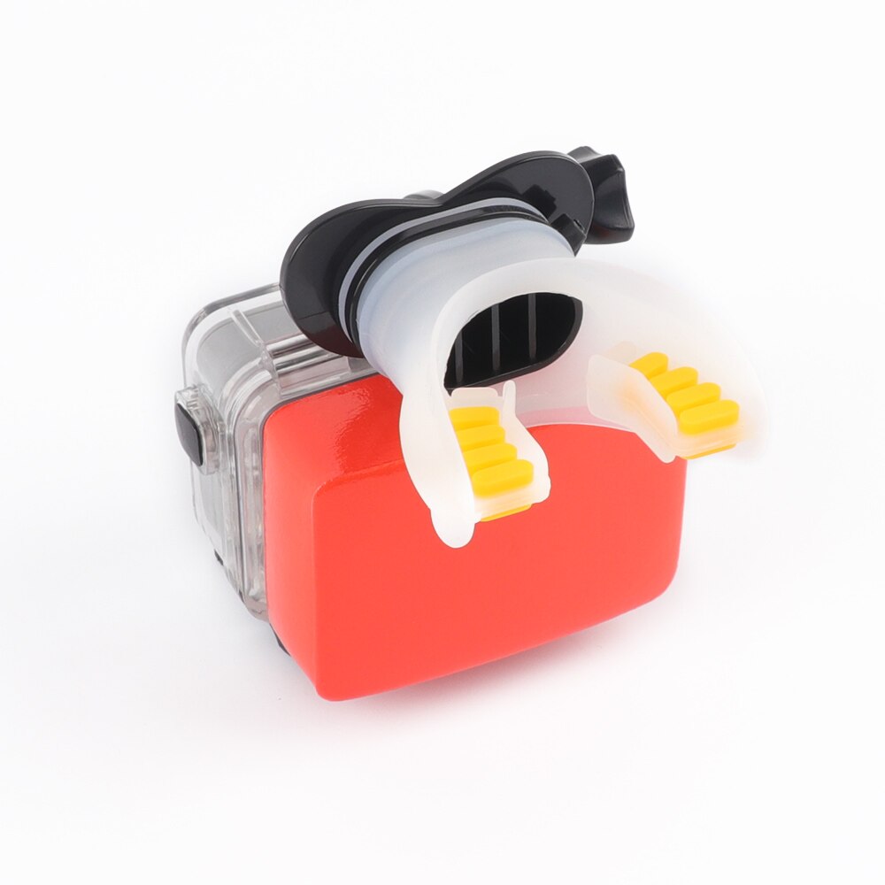 Cámara de Acción Surf boca montaje para GoPro Hero 9 8 7 5 6 4 negro plateado sesión Xiaomi 4K SJCAM SJ8 7 H9 Go Pro accesorio para Surf