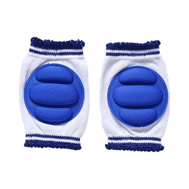 Kids Kneecap Breathable Knees Protector Crawling Leg Pads Elbow Cushion Toddlers: Royal Blue