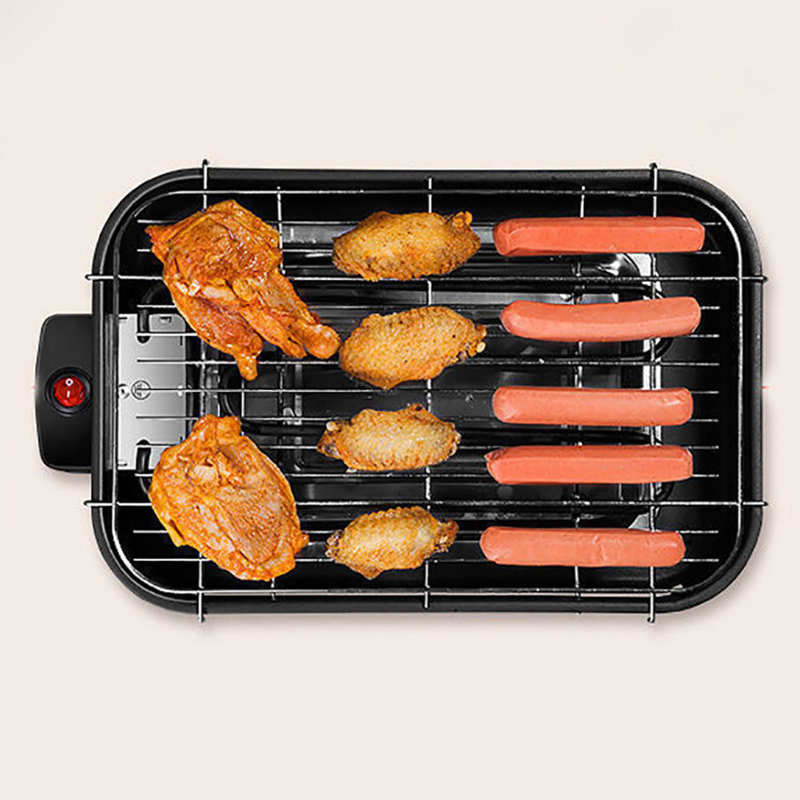 Barbecue Appliances Stainless Steel Smoke-Free Electric BBQ Grill Non-Stick BBQ Machine for Home Use AU Plug 220V