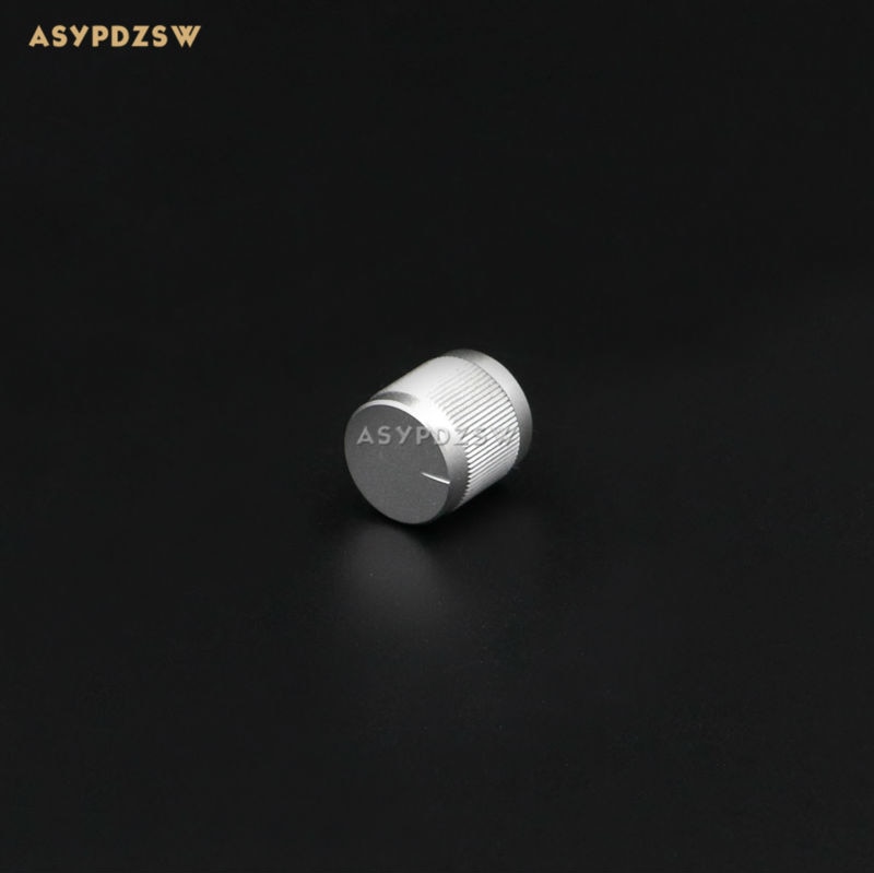 1 PCS 15*15 Stripe silver aluminum amplifier solid knob Volume potentiometer knob