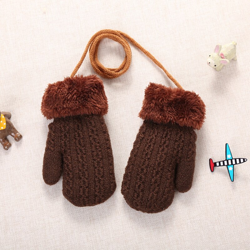Børn vanter vinteruld strikkede handsker børn varme vanter til børn 1-4 år varme handsker bedst: 4
