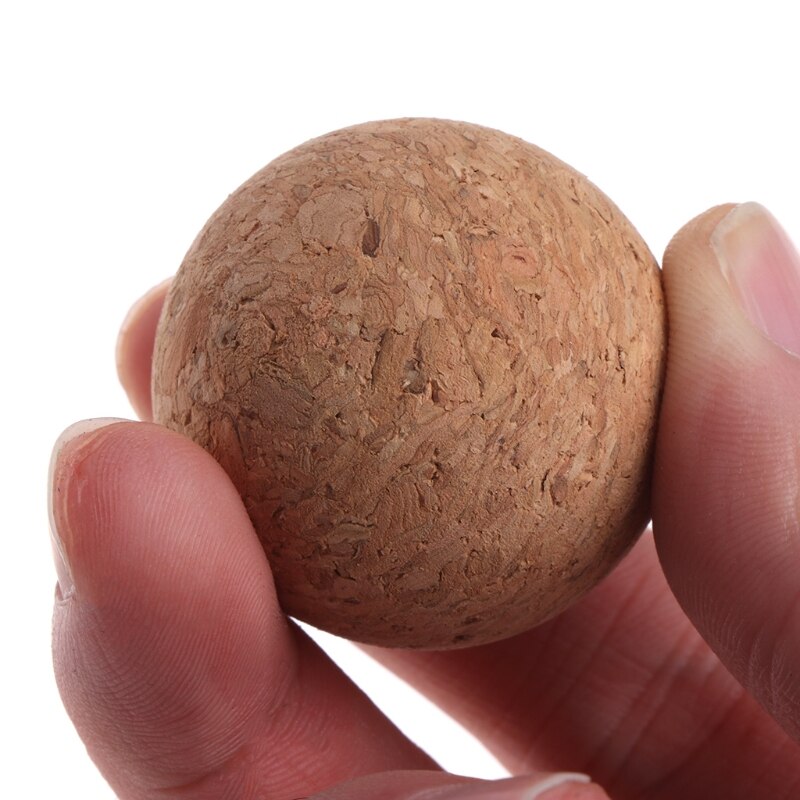 1 pelota de fútbol para futbolín, pieza de corcho de 36mm de madera maciza para mesa de futbolín.