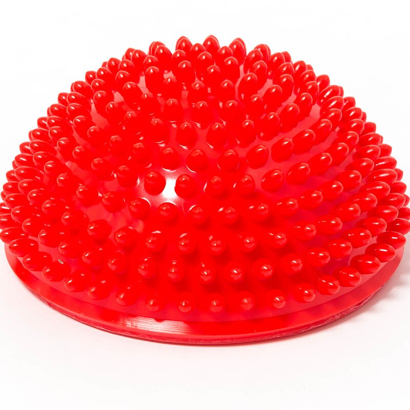 16cm Yoga Half Ball Toy Inflatable Sphere Stepping Stones Outdoor Toys Indoor Games for Kids Balance Hemisphere Ball: Red-B