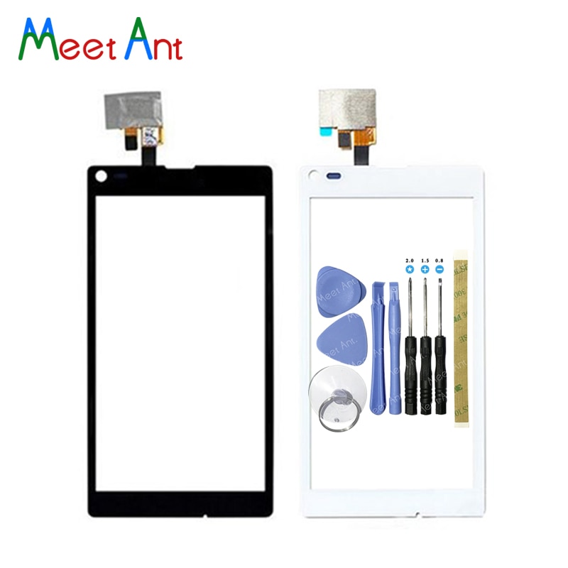 Di Alta Qualità 4.3 &quot;per Sony Xperia L S36h C2105 C2104 Touch Screen Digitizer Anteriore Obiettivo di Vetro Pannello Del Sensore