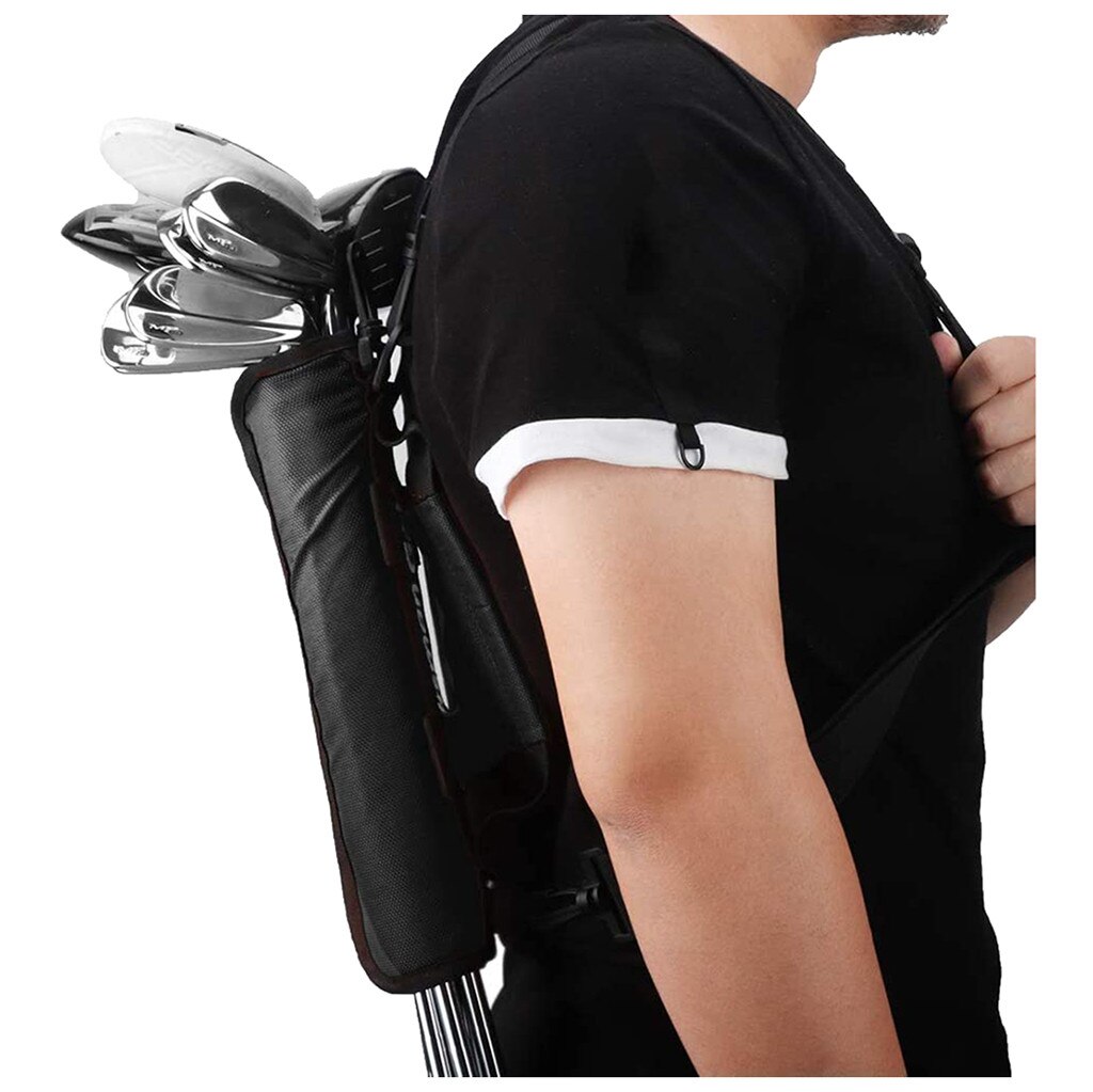 Golfklub carrier driving range gfit sort rejsetaske til børn mænd kvinder letvægts golfklub bæretaske driving range