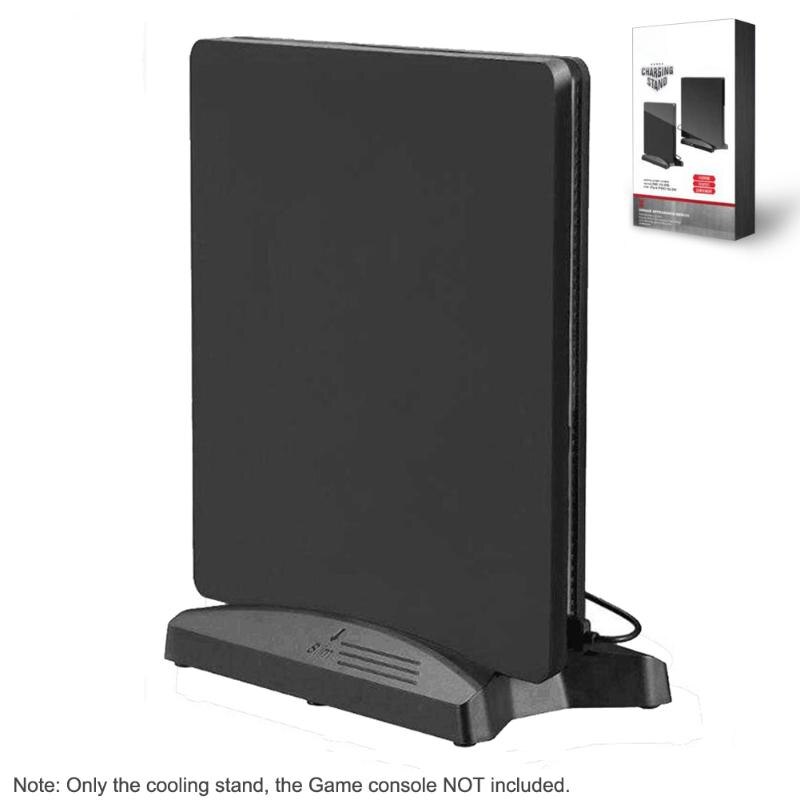 Verticale standaard koelventilator met 3 usb-hubs voor  ps4 slanke of  ps4 pro consoles