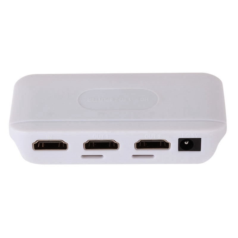 HDMI-Compatible Splitter, One-In-Two-Out High-Definition Video Tv Crossover Switch for Laptops, Ps4, Ps3, Etc.